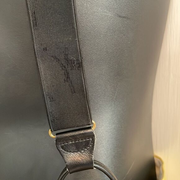 Black & maroon suspenders - Picture 3 of 7